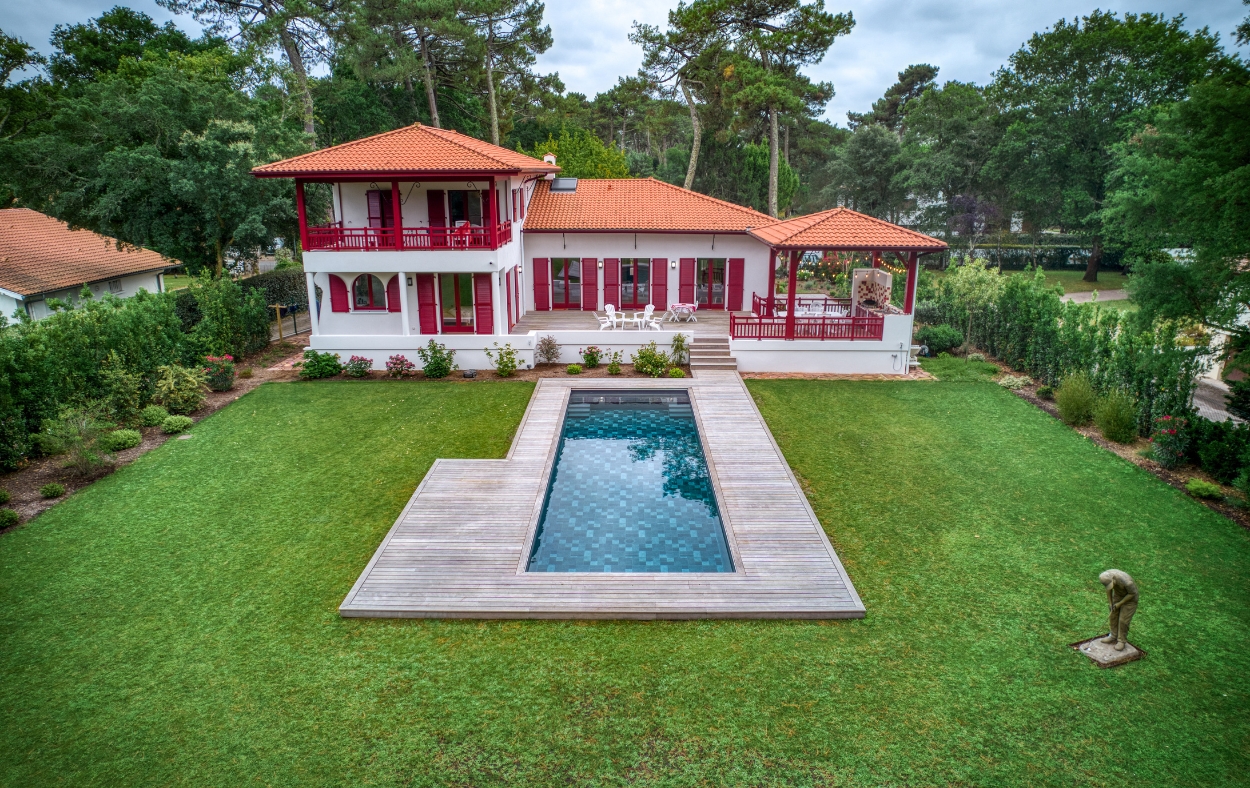 La Maison Landaise au Cœur de la Forêt avec piscine